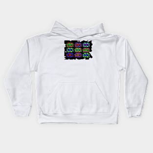 Multicolour UK flags Kids Hoodie